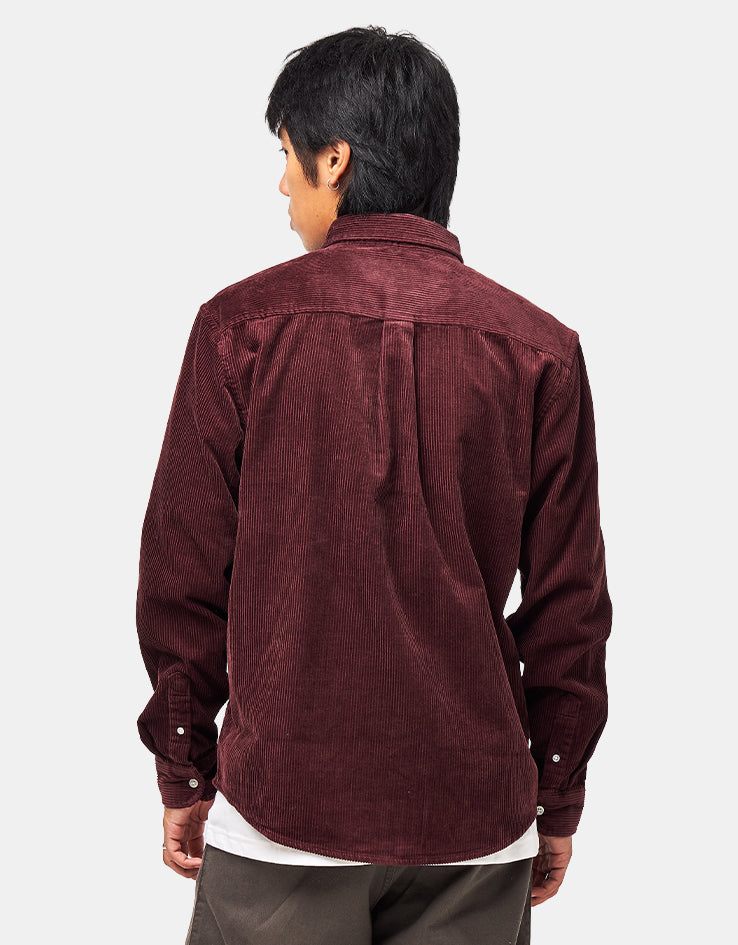 Carhartt WIP L/S Madison Cord Shirt - Amarone