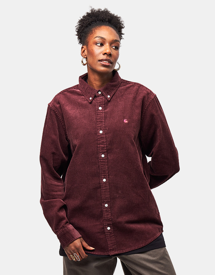Carhartt WIP L/S Madison Cord Shirt - Amarone