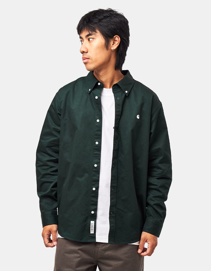 Carhartt WIP L/S OG Madison Shirt - Dark Scarab