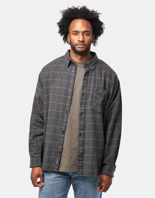 Carhartt WIP L/S Todrick Shirt - Todrick Houndstooth/Blue