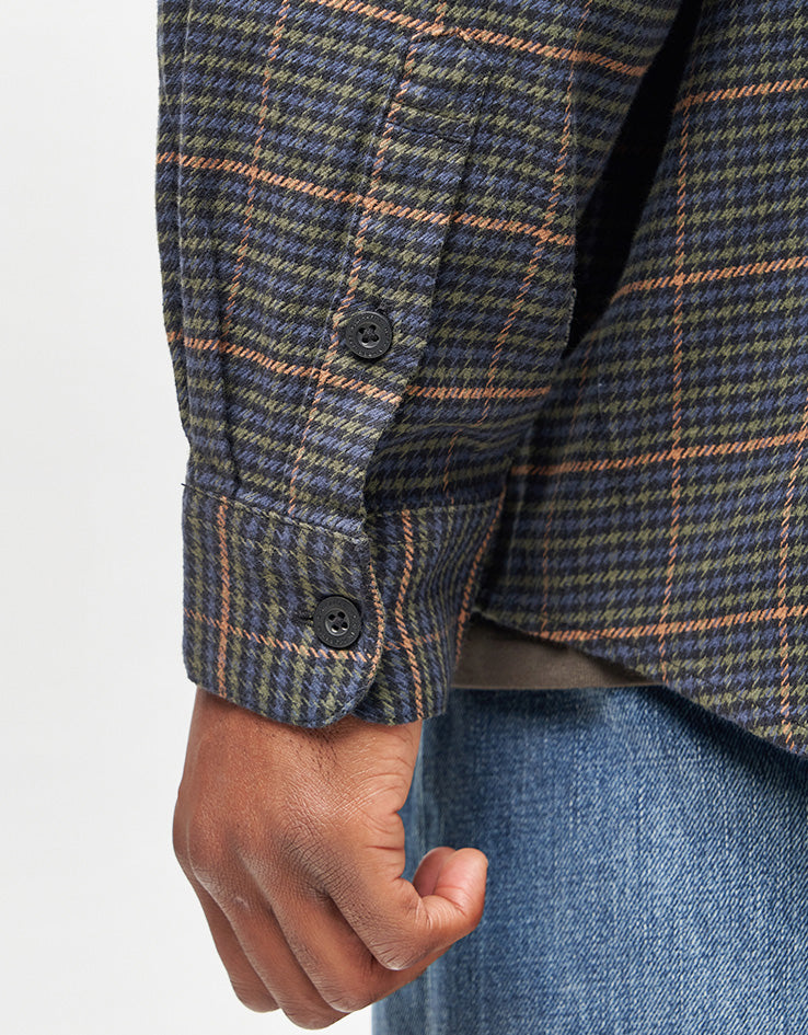 Carhartt WIP L/S Todrick Shirt - Todrick Houndstooth/Blue