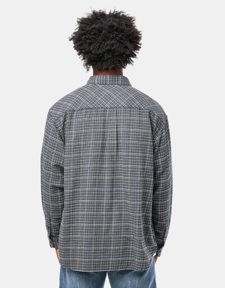 Carhartt WIP L/S Todrick Shirt - Todrick Houndstooth/Icesheet