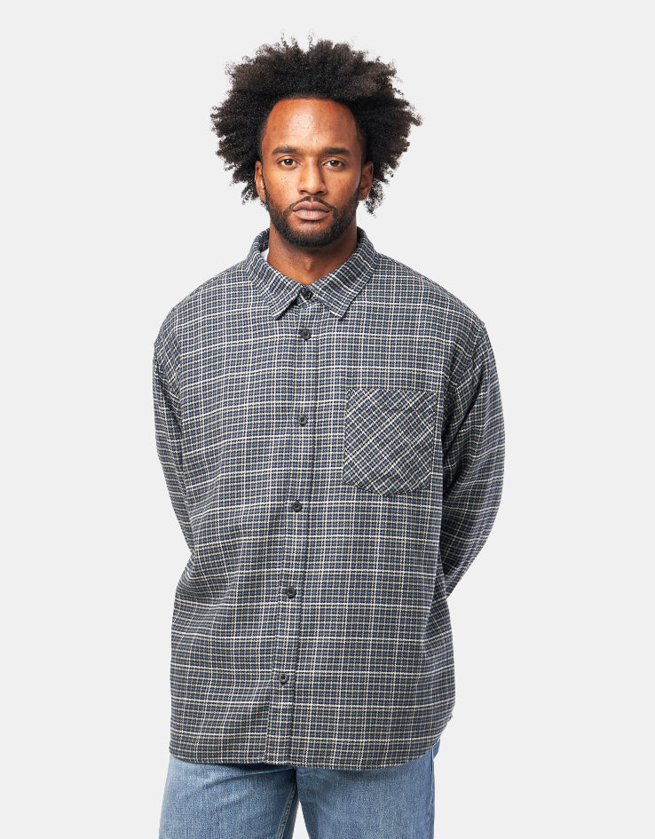 Carhartt WIP L/S Todrick Shirt - Todrick Houndstooth/Icesheet