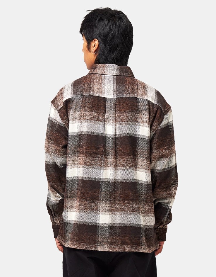 Carhartt WIP L/S Esterson Shirt - Esterson Check/Tobacco