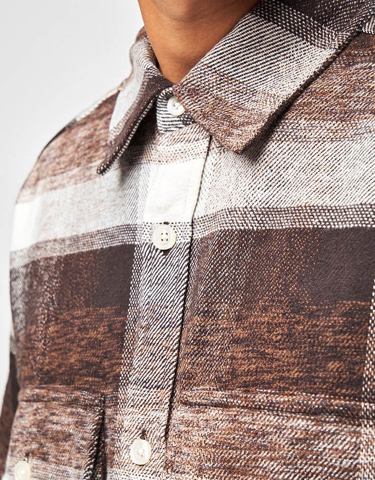 Carhartt WIP L/S Esterson Shirt - Esterson Check/Tobacco