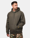 Carhartt WIP Hooded Chase Sweat - Shungite/Gold