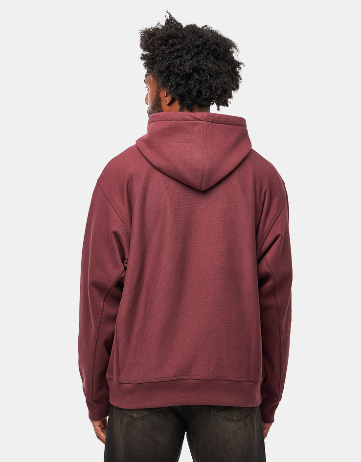 Carhartt WIP Hooded American Script Sweat - Amarone