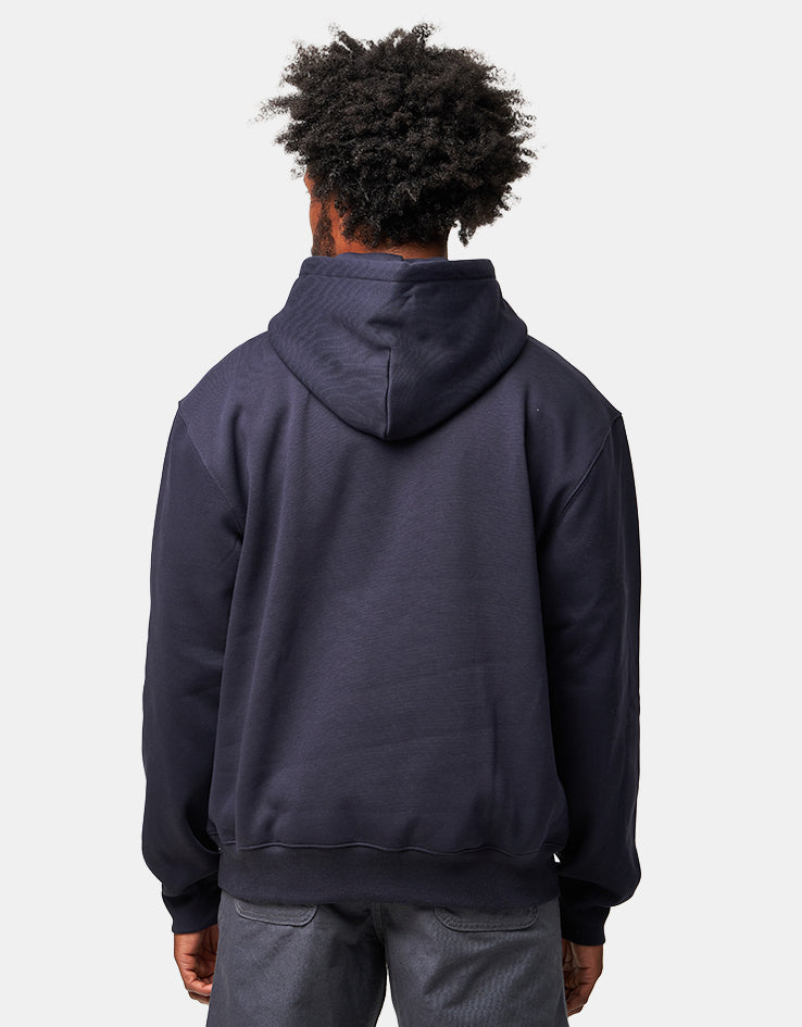 Carhartt WIP Hooded Carhartt Sweat - Dark Navy/Dark Scarab