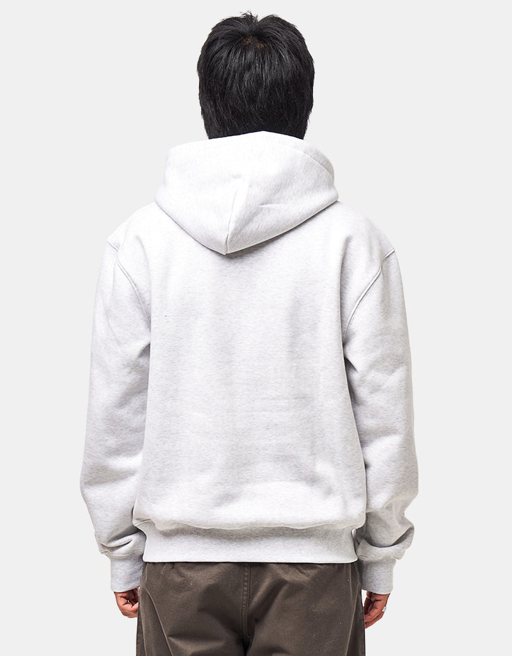Carhartt WIP Hooded Carhartt Sweat - Ash Heather/Graphite