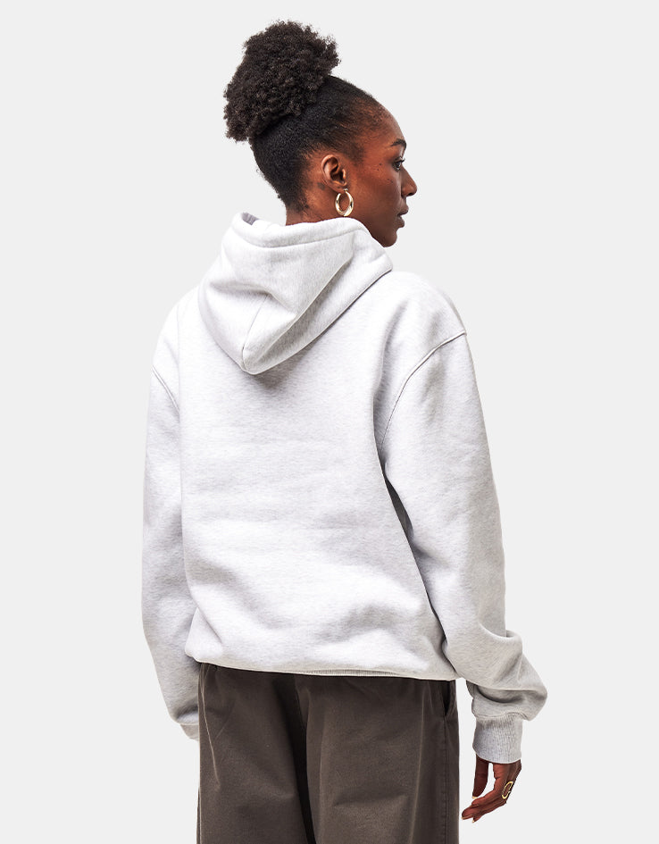 Carhartt WIP Hooded Carhartt Sweat - Ash Heather/Graphite