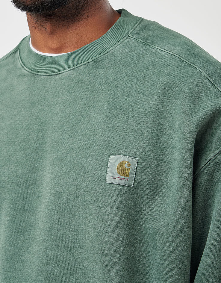 Carhartt WIP Vista Sweat - Dark Scarab (Garment Dyed)