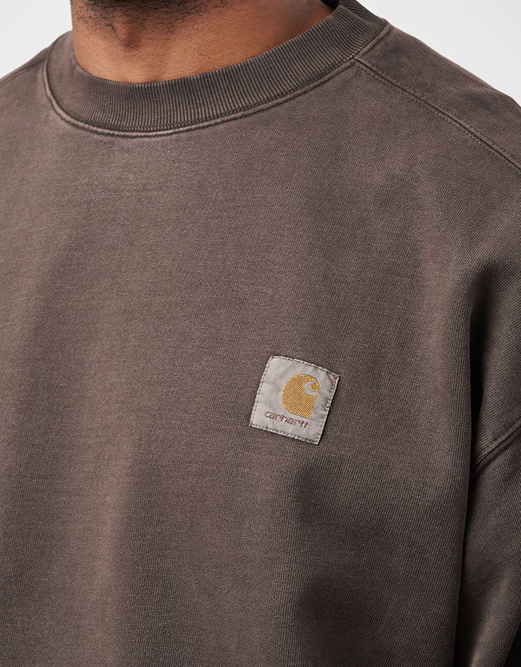 Carhartt WIP Vista Sweat - Tobacco (Garment Dyed)