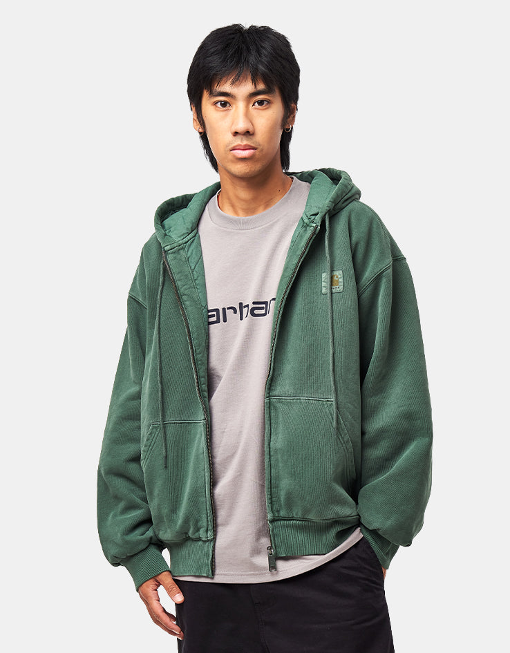 Carhartt WIP Hooded Vista Jacket - Dark Scarab (Garment Dyed)