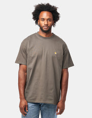 Carhartt WIP S/S Chase T-Shirt - Shungite/Gold