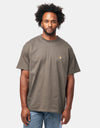 Carhartt WIP S/S Chase T-Shirt - Shungite/Gold