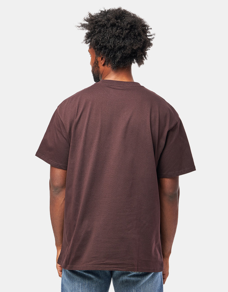 Carhartt WIP S/S Chase T-Shirt - Palisander/Gold