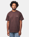 Carhartt WIP S/S Chase T-Shirt - Palisander/Gold