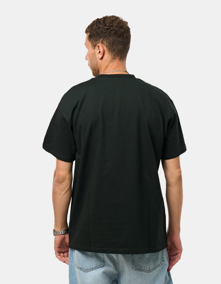 Carhartt WIP S/S American Script T-Shirt - Raven