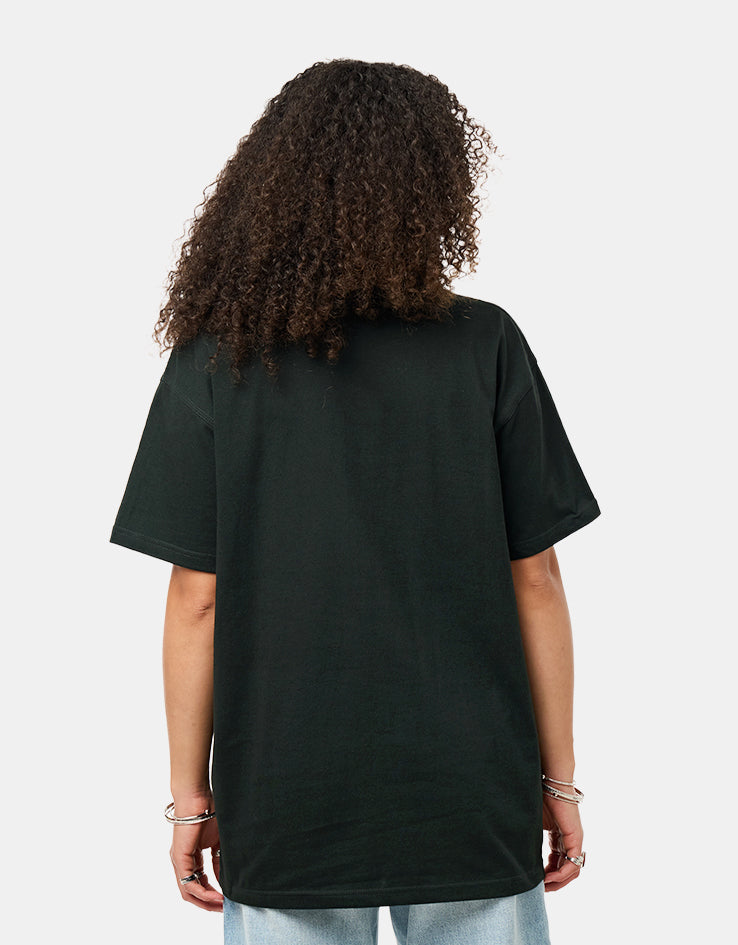 Carhartt WIP S/S American Script T-Shirt - Raven