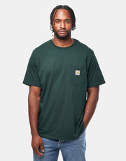 Carhartt WIP S/S Pocket T-Shirt - Dark Scarab