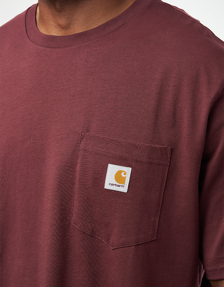 Carhartt WIP S/S Pocket T-Shirt - Amarone
