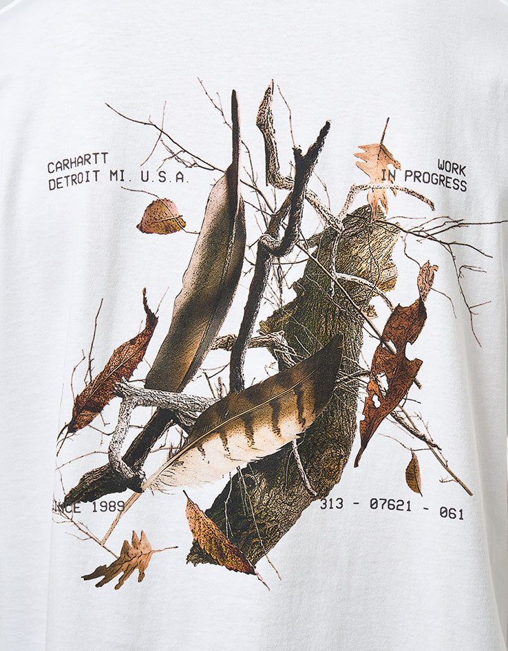 Carhartt WIP S/S Feather Progress T-Shirt - White