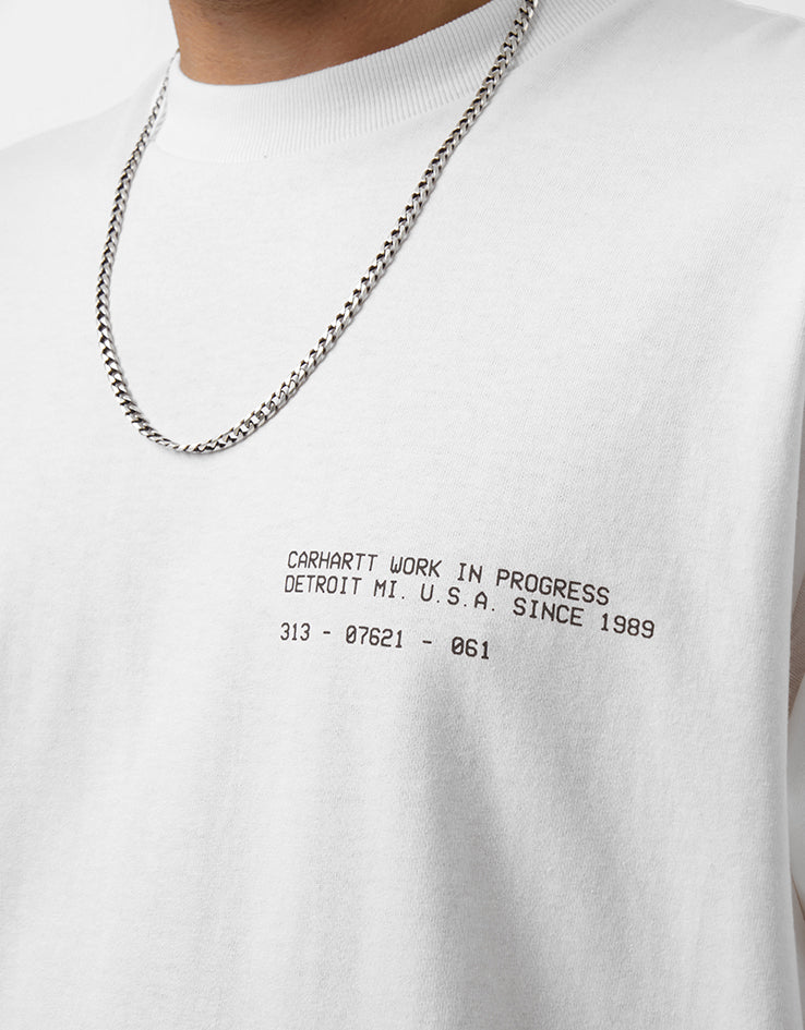 Carhartt WIP S/S Feather Progress T-Shirt - White