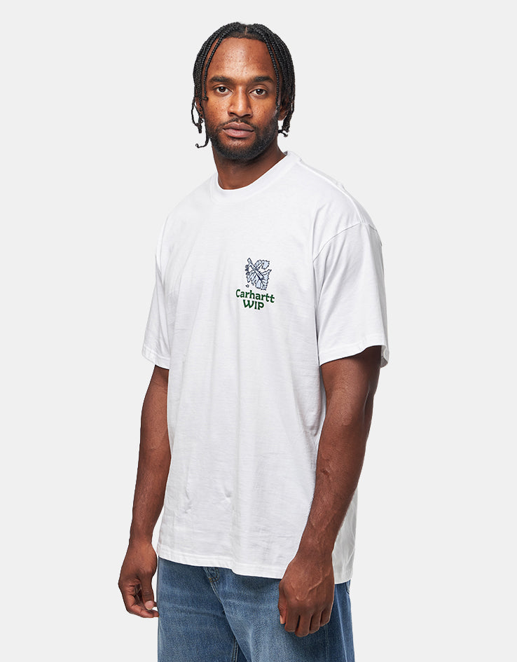 Carhartt WIP S/S Grape Picker T-Shirt - White