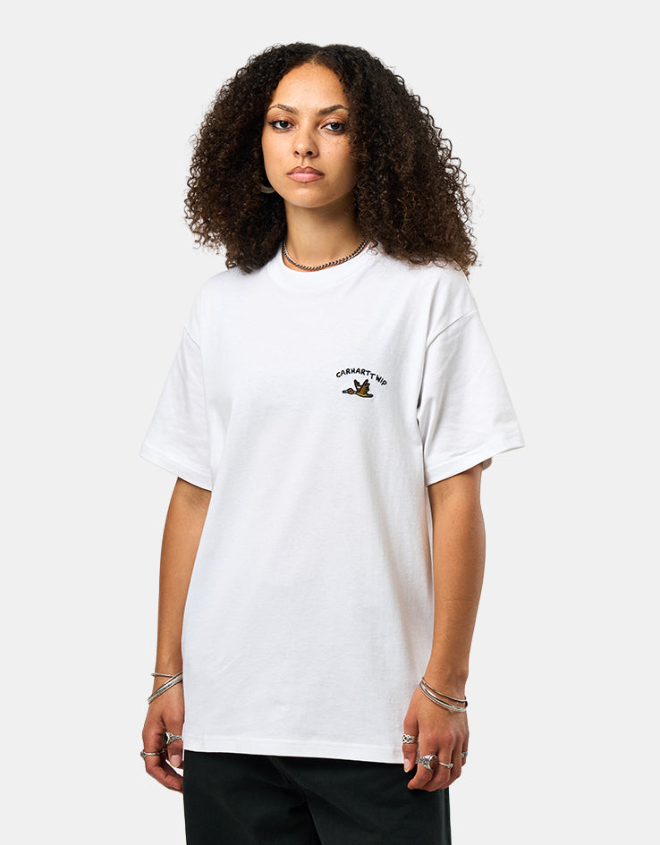 Carhartt WIP S/S Animated Ducks T-Shirt - White