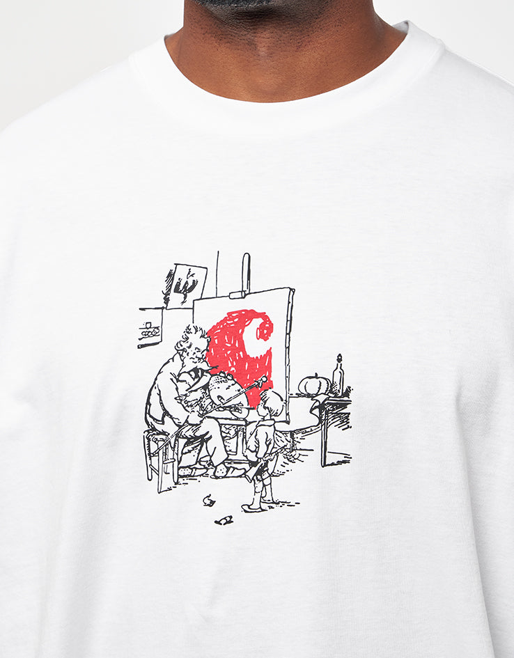 Carhartt WIP S/S Old Painter T-Shirt - White