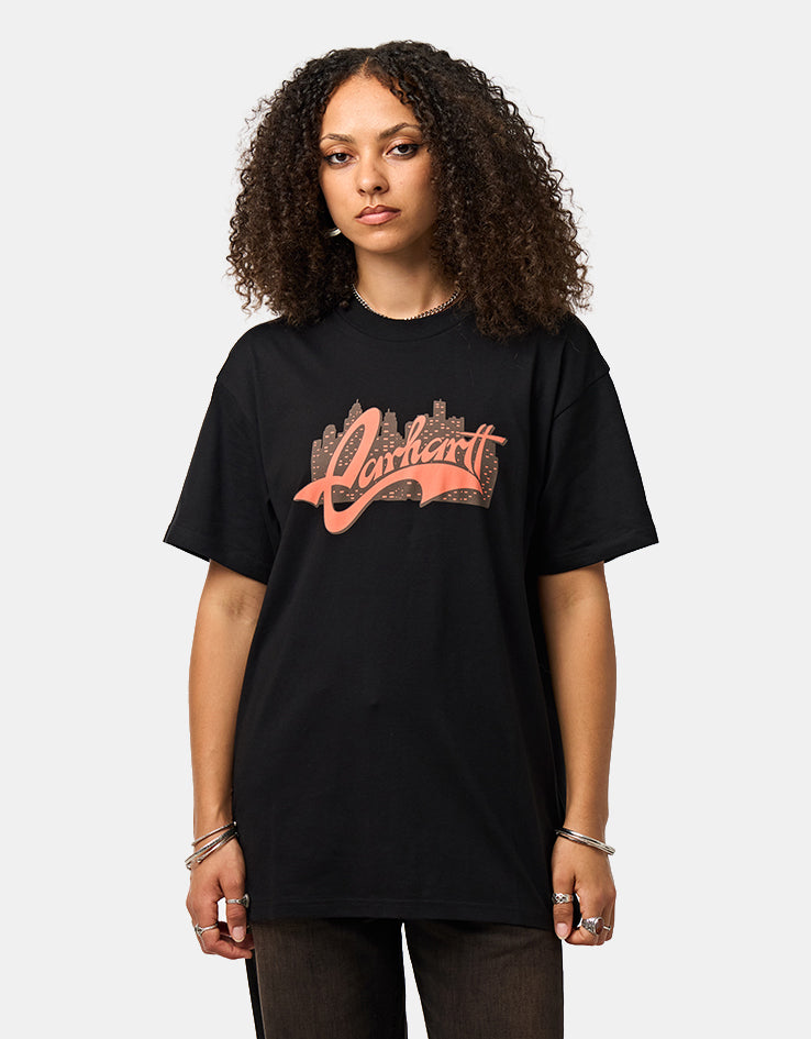Carhartt WIP S/S Boogie Night T-Shirt - Black
