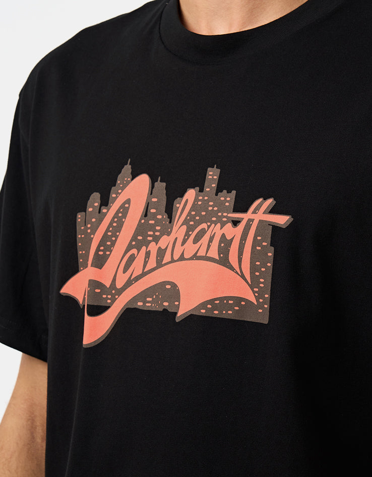Carhartt WIP S/S Boogie Night T-Shirt - Black