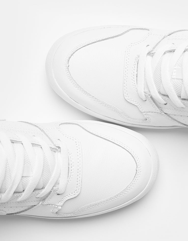 Nike SB Delta Force Vulc Skate Shoes - White/White-White