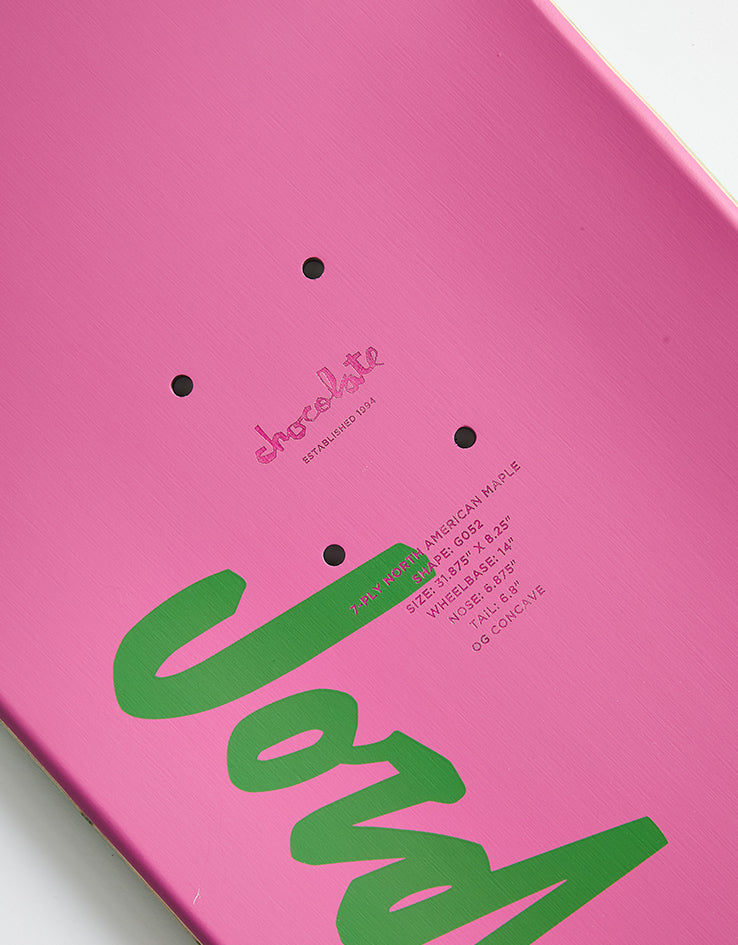 Chocolate Trahan Team Chunk G052 Skateboard Deck - 8.25"