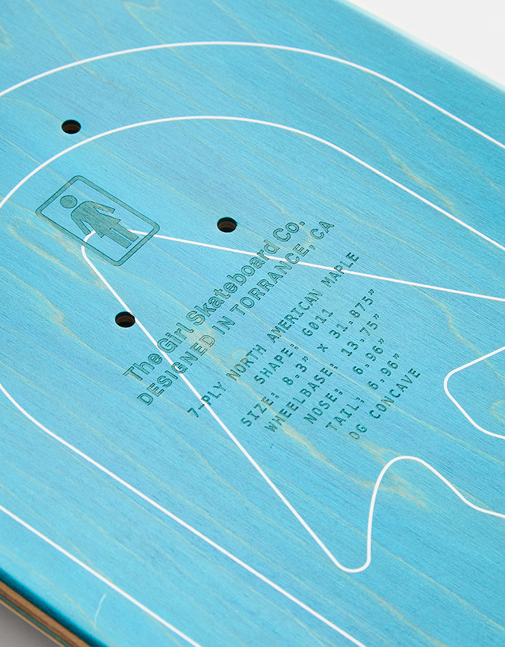 Girl Malto Double Og G011 Skateboard Deck - 8.3"