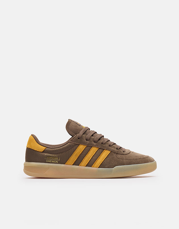 adidas x Daewon Glenburn Skate Shoes - Earth Strata/Crew Yellow/Gum