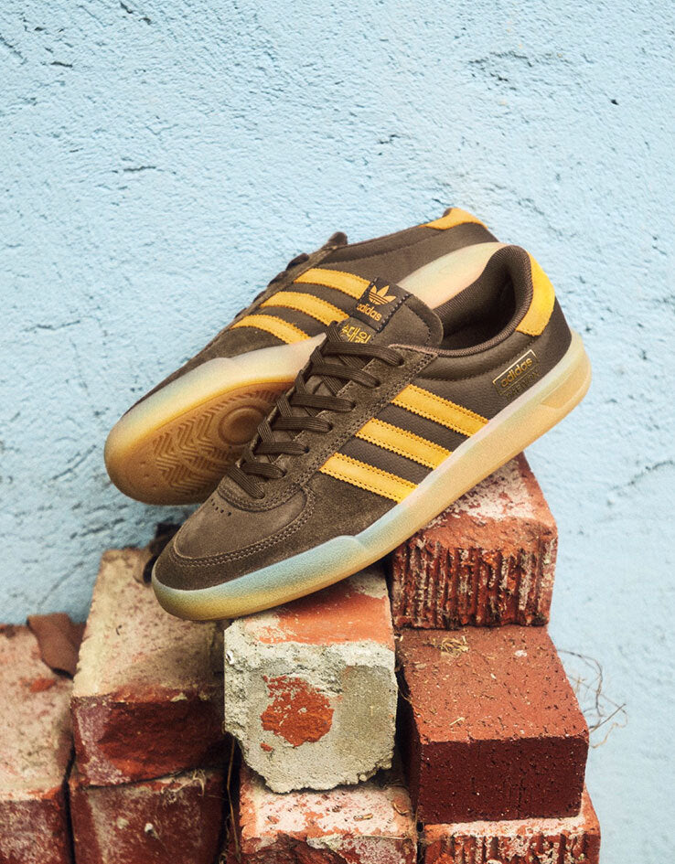 adidas x Daewon Glenburn Skate Shoes - Earth Strata/Crew Yellow/Gum