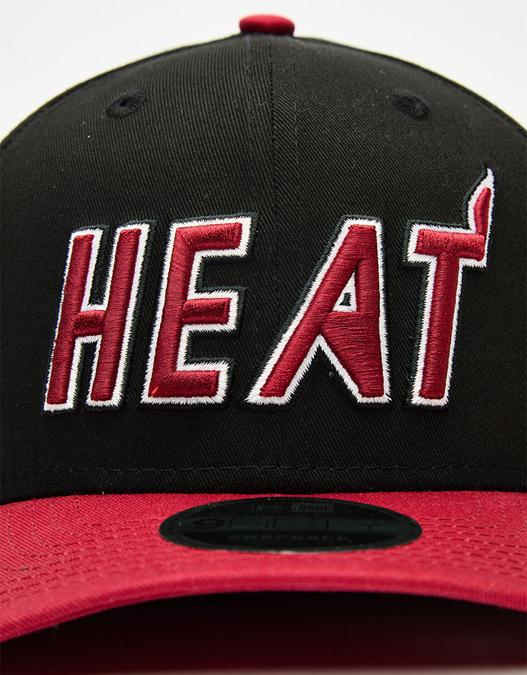 New Era Miami Heat Hardwood Classics 9FIFTY® Original Fit Snapback Cap