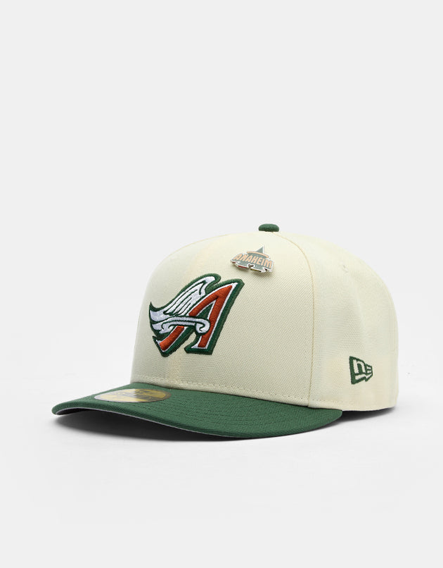 New Era Anaheim Angels MLB Pin 59FIFTY® Fitted Cap - Dark Green