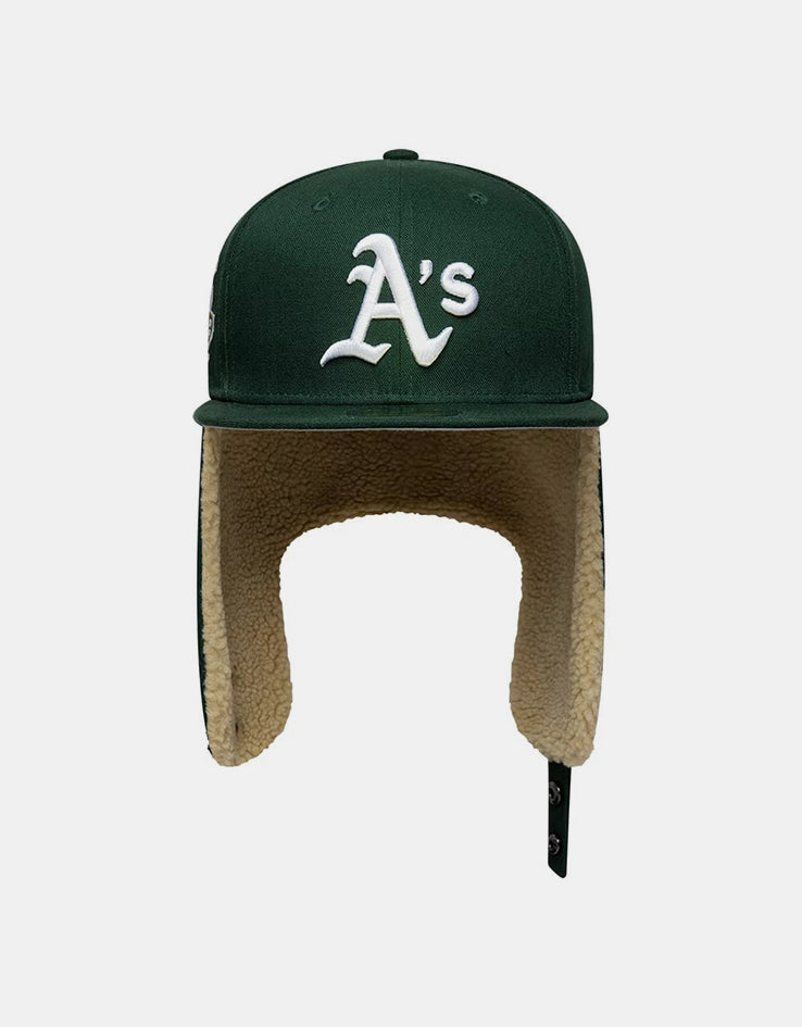 New Era Oakland A-s World Series 59FIFTY® Fitted Dogear Cap - Dark Green