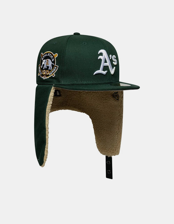 New Era Oakland A-s World Series 59FIFTY® Fitted Dogear Cap - Dark Green