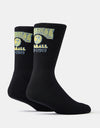 Carhartt WIP Pinball Crew Socks - Black