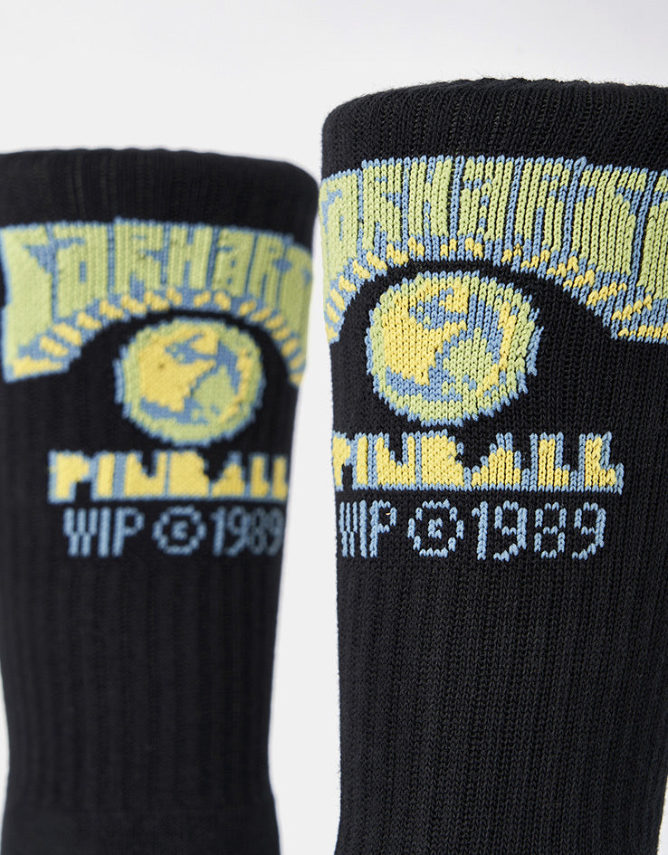 Carhartt WIP Pinball Crew Socks - Black