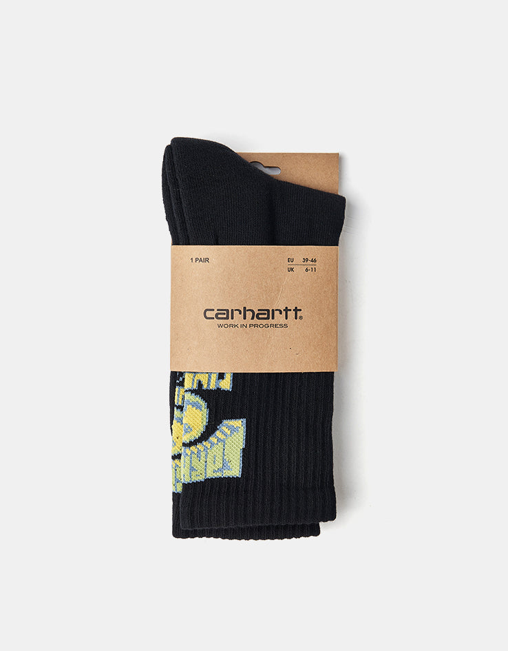 Carhartt WIP Pinball Crew Socks - Black