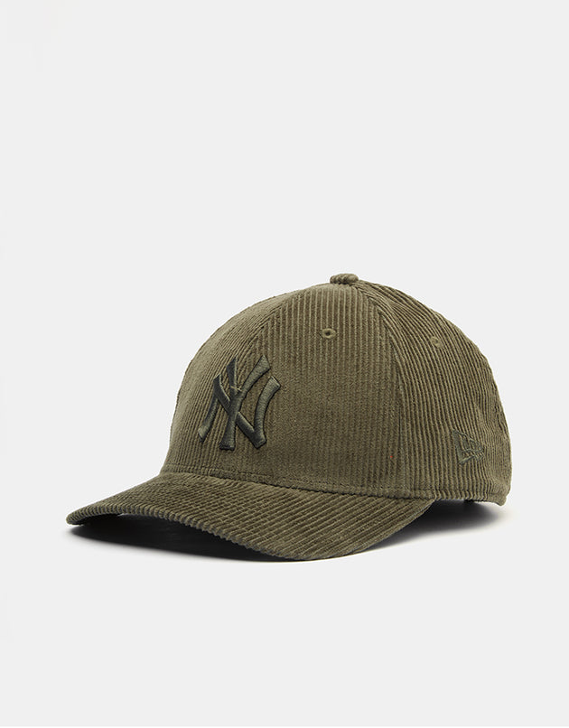New Era New York Yankees Cord 9FORTY® M Crown Snapback Cap - Olive