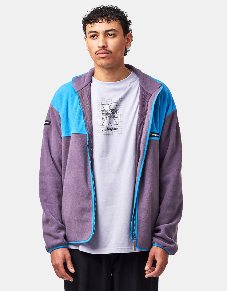 Berghaus Trango Mountain Fleece - Purple/Mountain Blue
