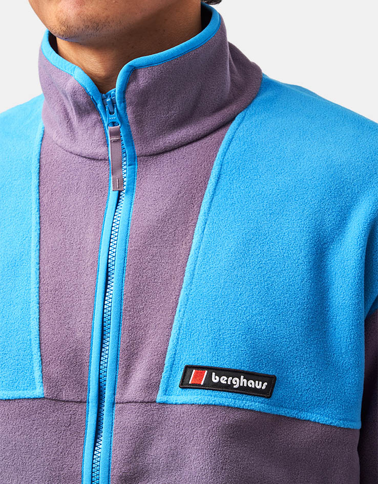 Berghaus Trango Mountain Fleece - Purple/Mountain Blue