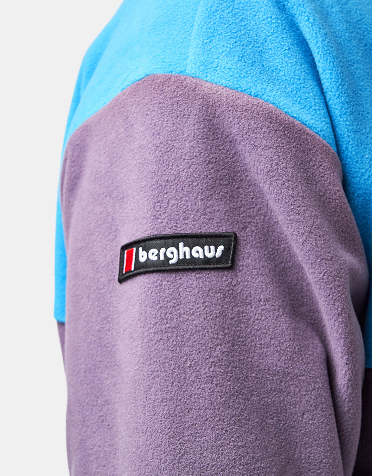 Berghaus Trango Mountain Fleece - Purple/Mountain Blue