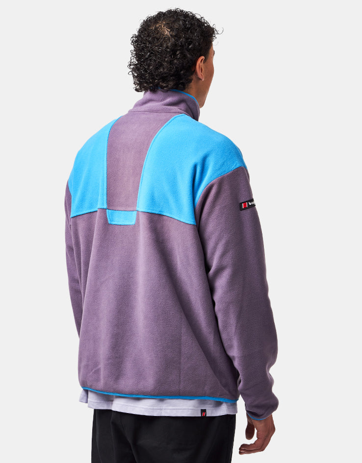 Berghaus Trango Mountain Fleece - Purple/Mountain Blue
