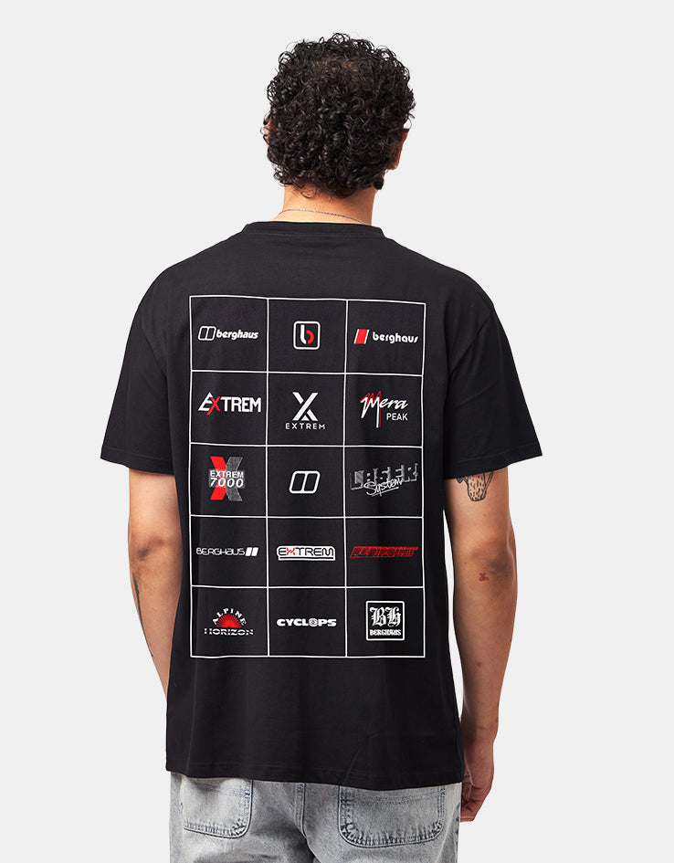 Berghaus Trango Mountain Logo T-Shirt - Jet Black